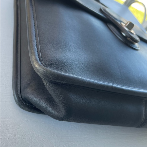 Coach Vintage Leather Station In Black - Picture 12 of 16